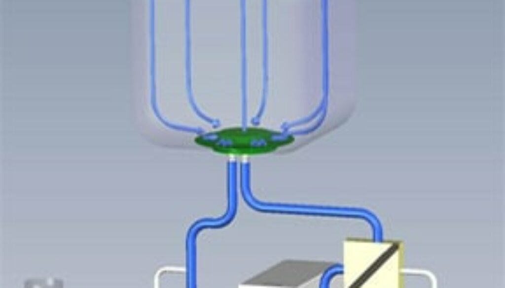 single use mixer with bag