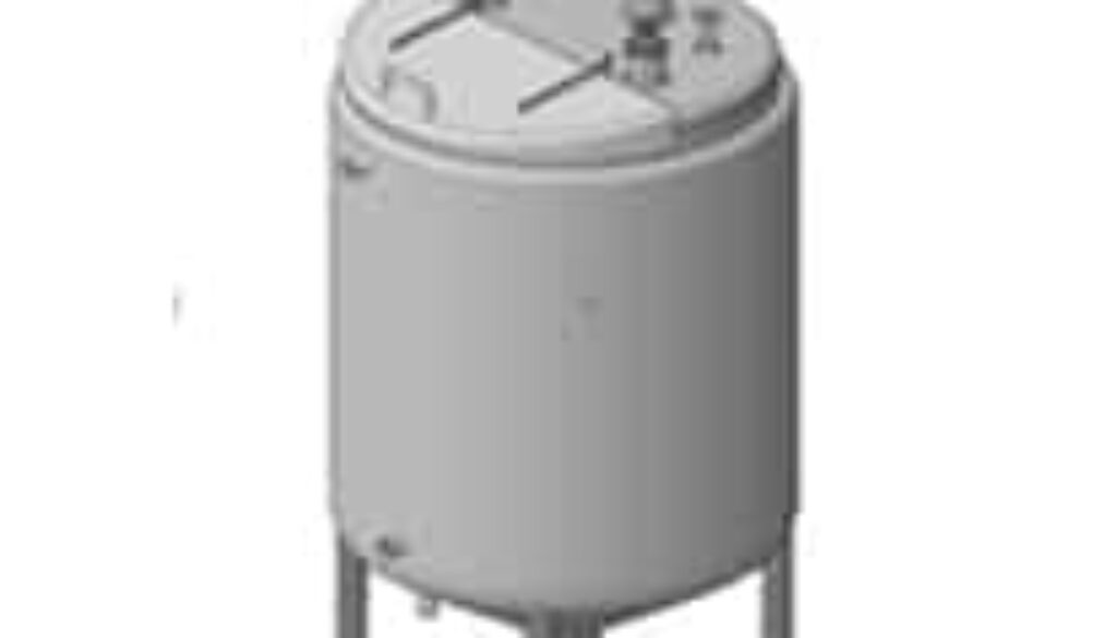 sanitary metal mixing tank