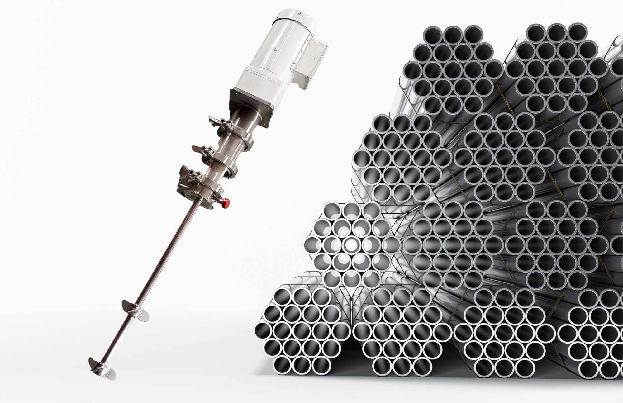 stainless steel exotic metal types for industrial mixing applications